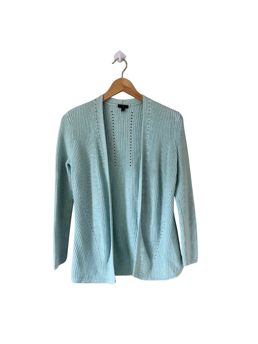 Talbots - Aqua Open Style Cardigan Size Small Petite